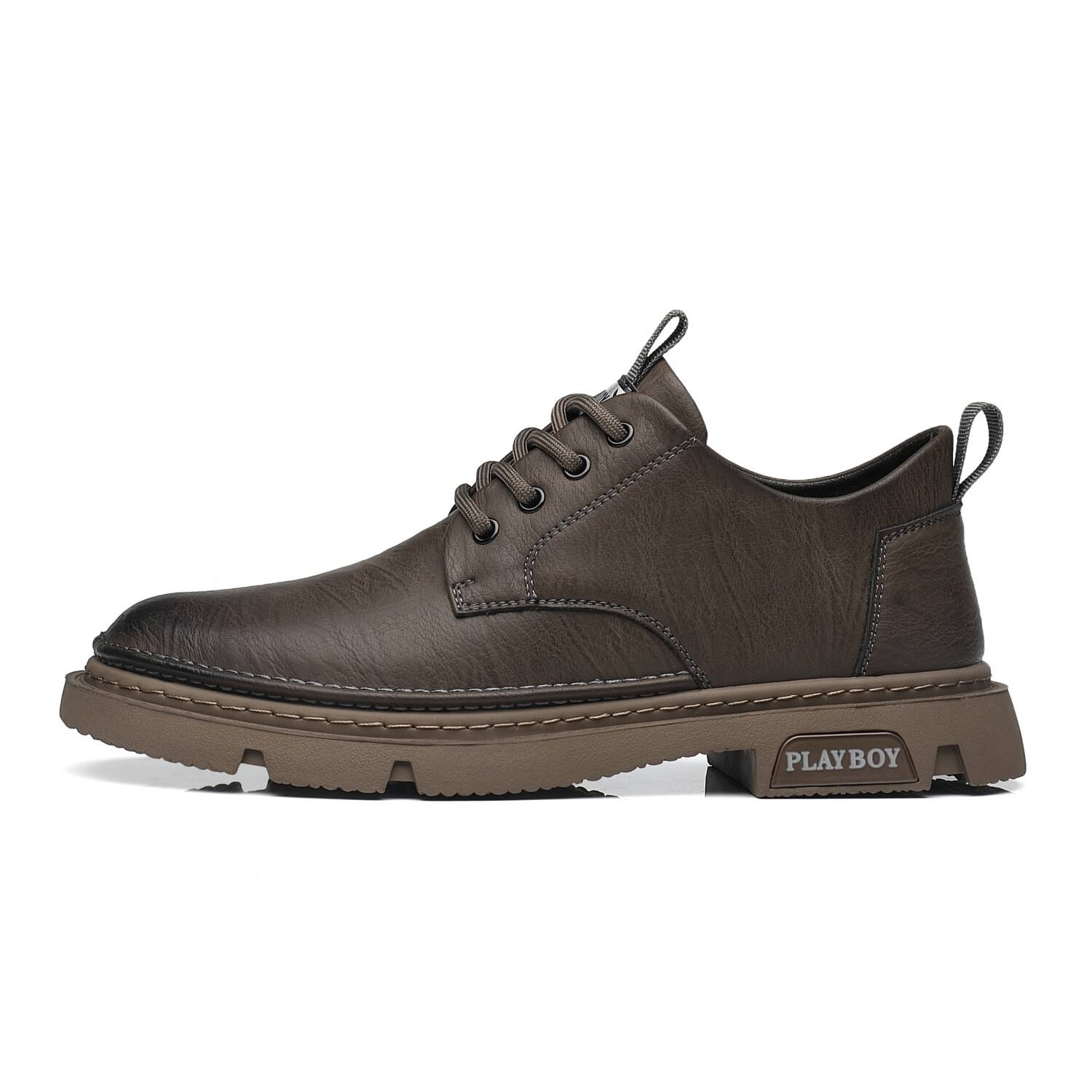 

Туфли мужские Men"s Casual Men Low-Top Playboy, коричневый
