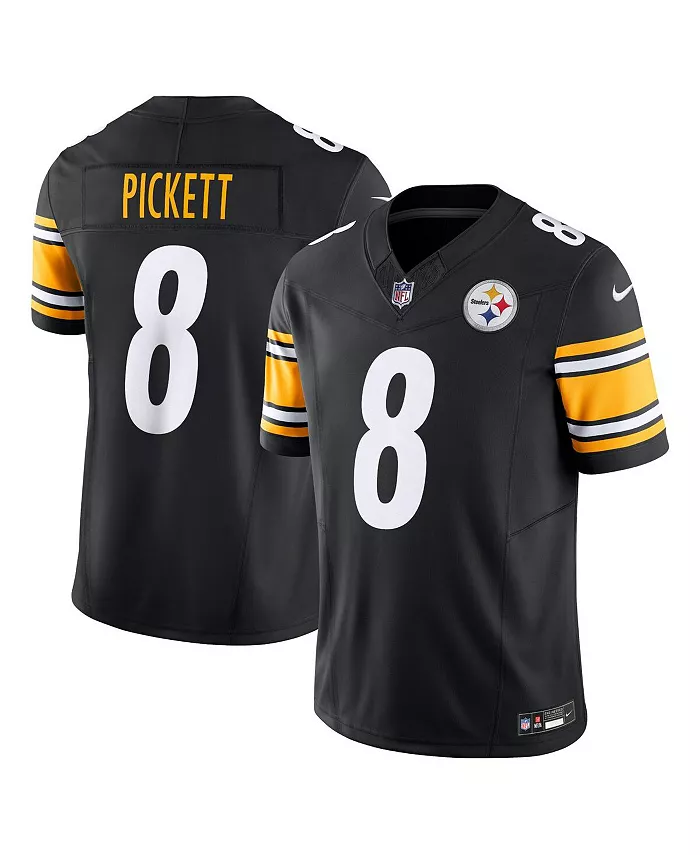 

Мужская лимитированная джерси Kenny Pickett Pittsburgh Steelers Vapor F.U.S.E Nike, черный