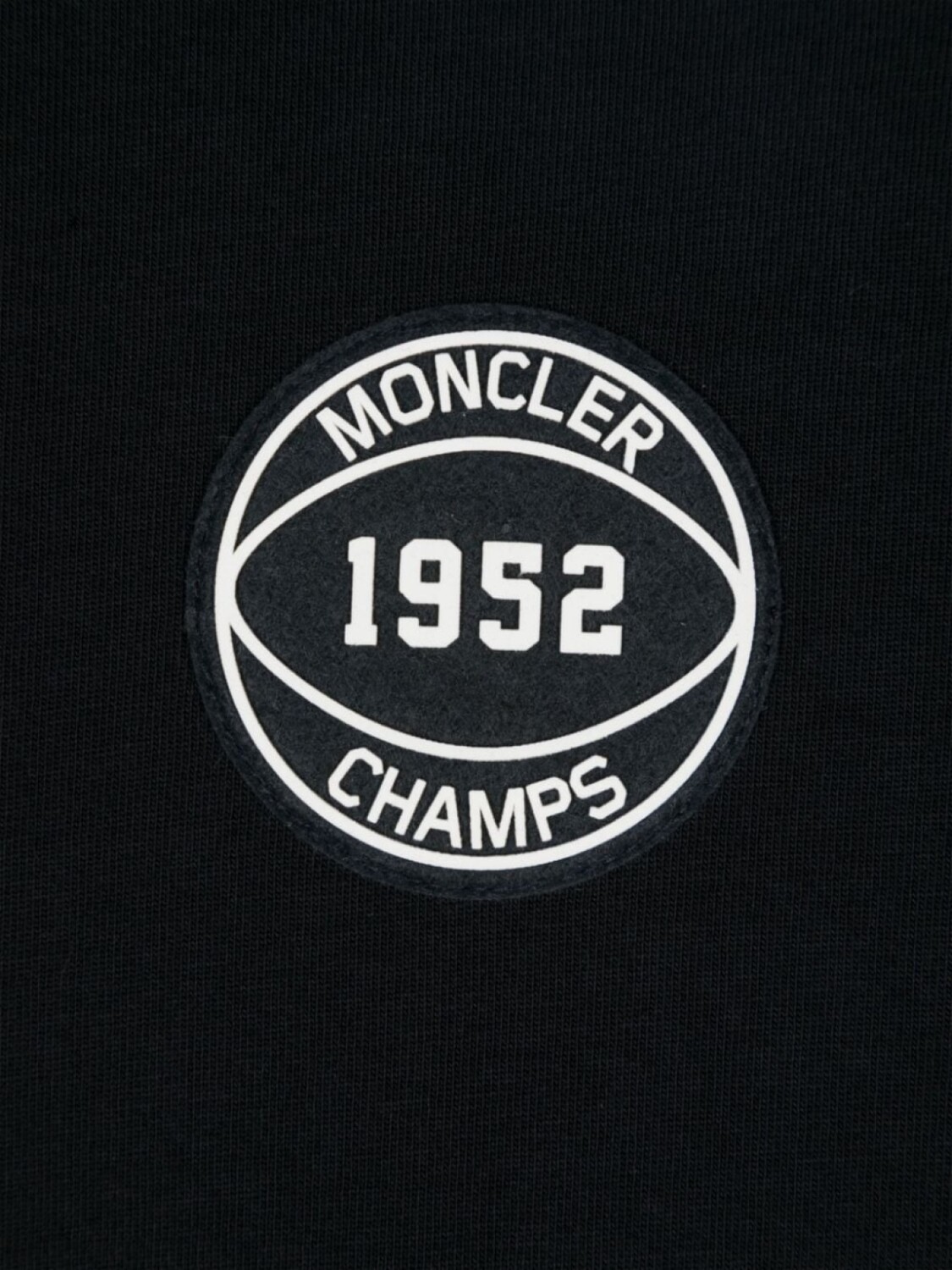 Moncler Enfant толстовка с логотипом, синий — фото 3