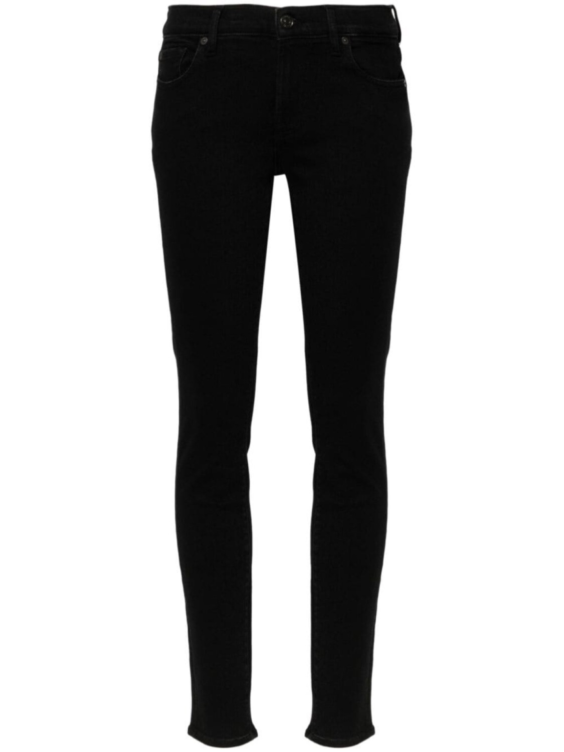 

7 For All Mankind узкие джинсы, черный