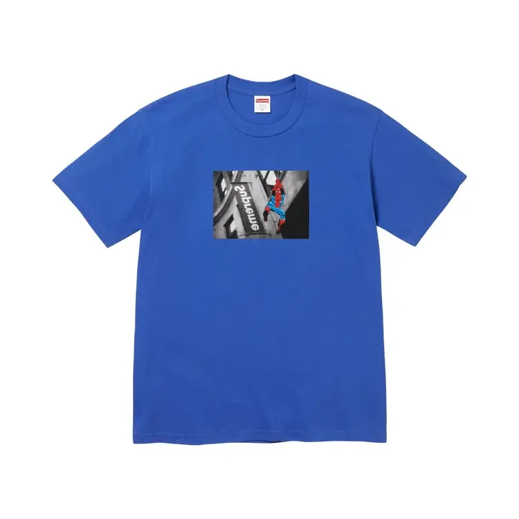 Футболка Supreme x Spider-Man 'Royal', синий