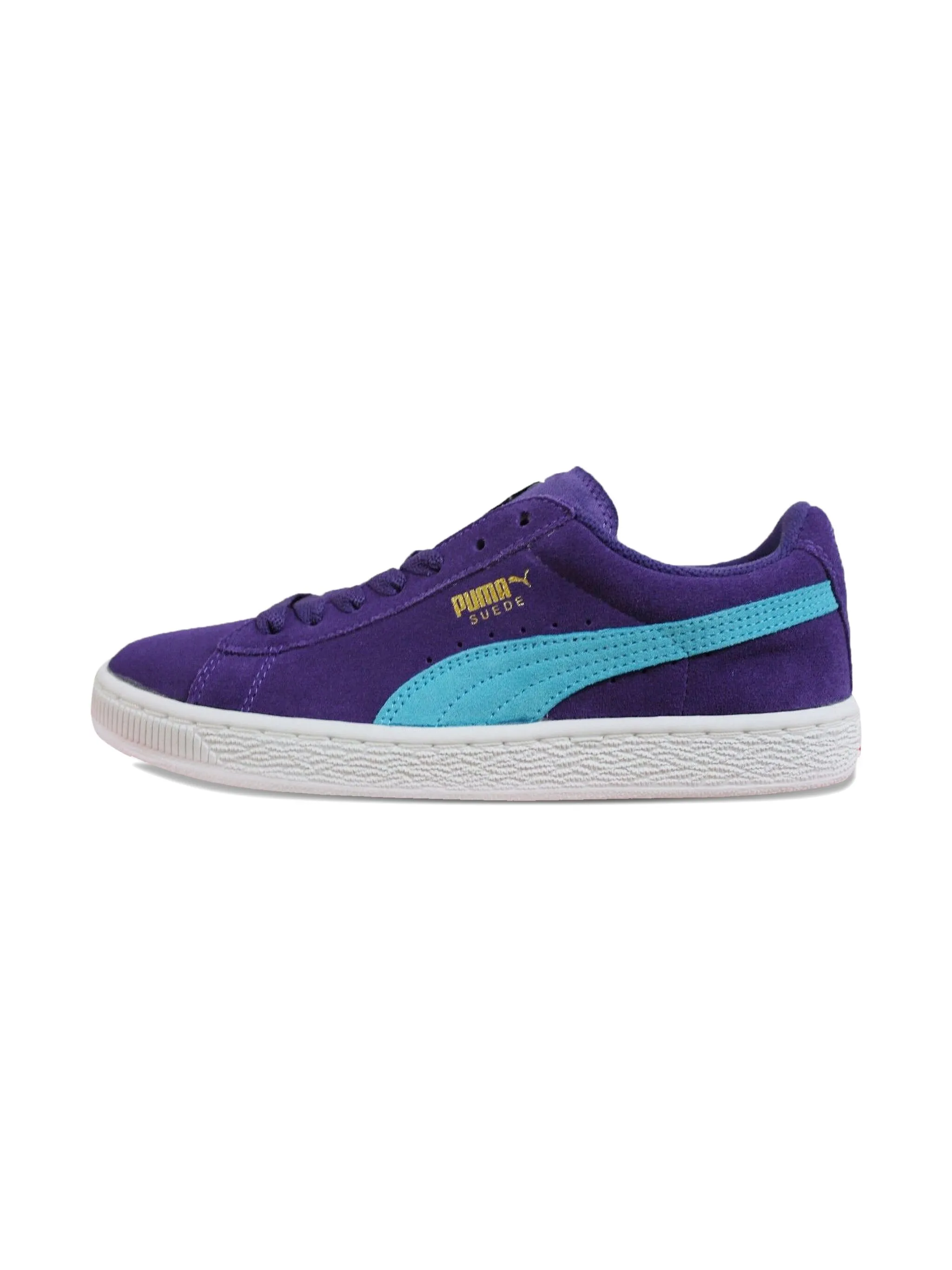 

Кроссовки Suede Heliotrope/Blue Atoll Puma Kids, фиолетовый