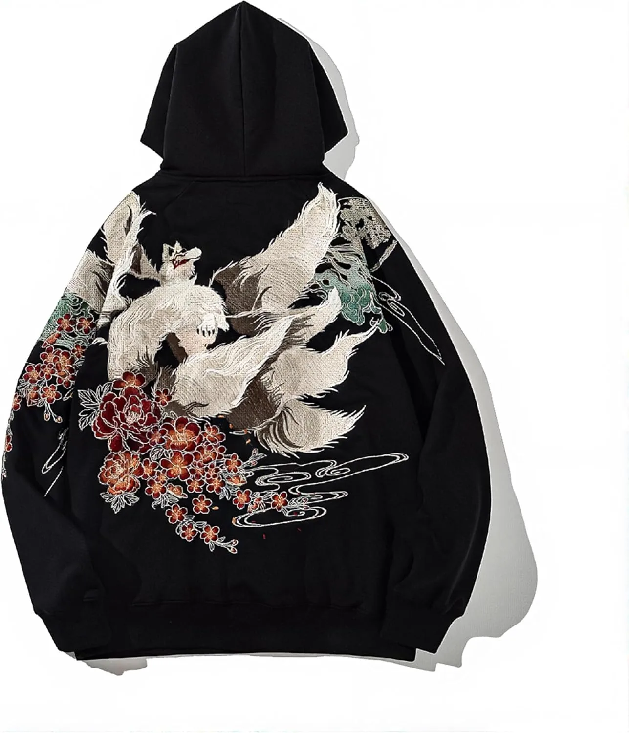 

Толстовка Phoenix с вышивкой для мужчин в стиле японского стритвира FROPEDGE