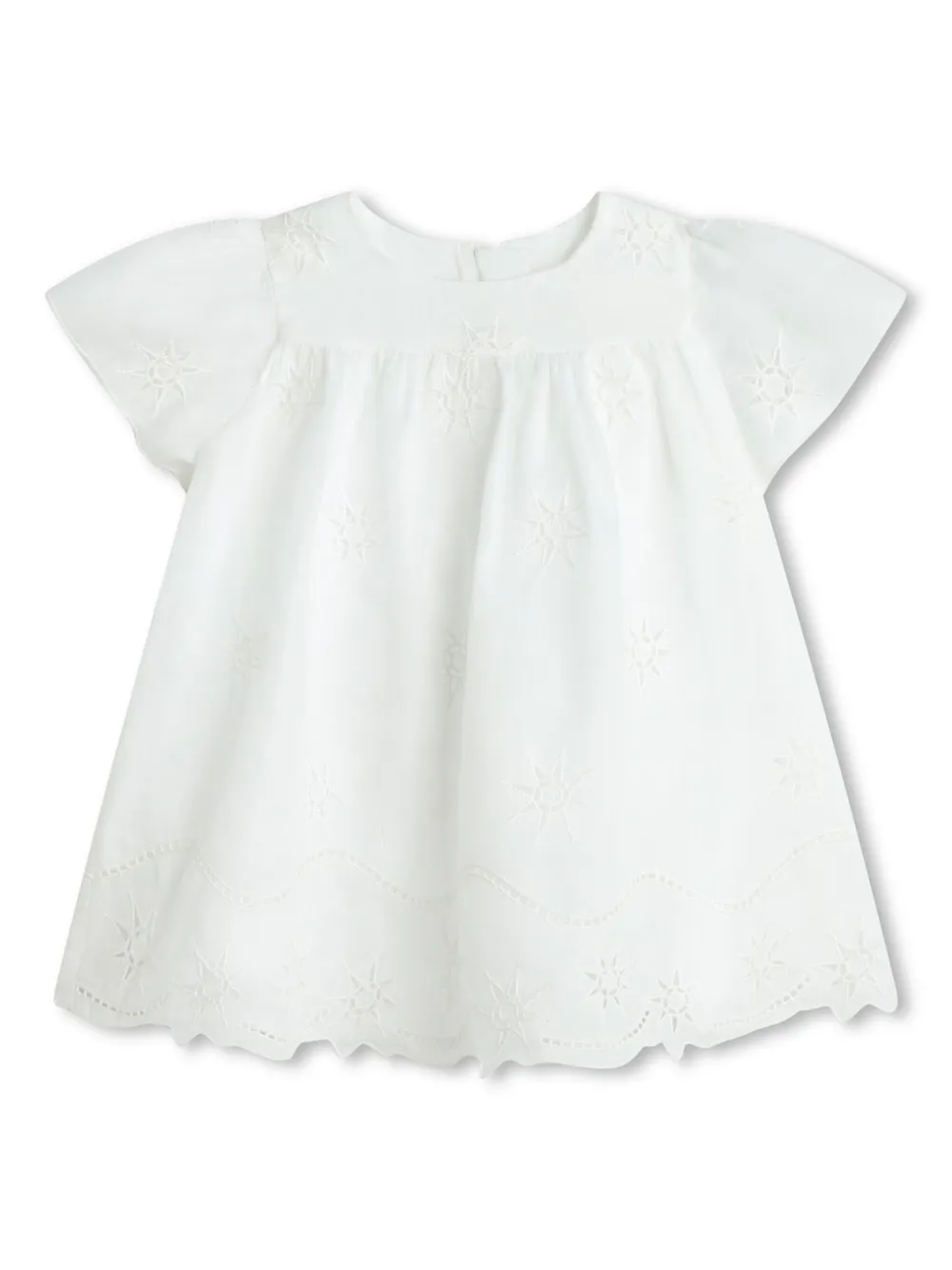 Комплект из органического хлопка Chloé Kids, белый — фото 3