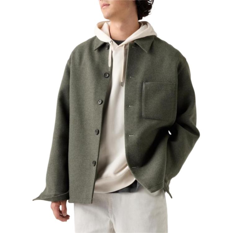 

Куртки Пальто Унисекс Темно-оливковый UNIQLO