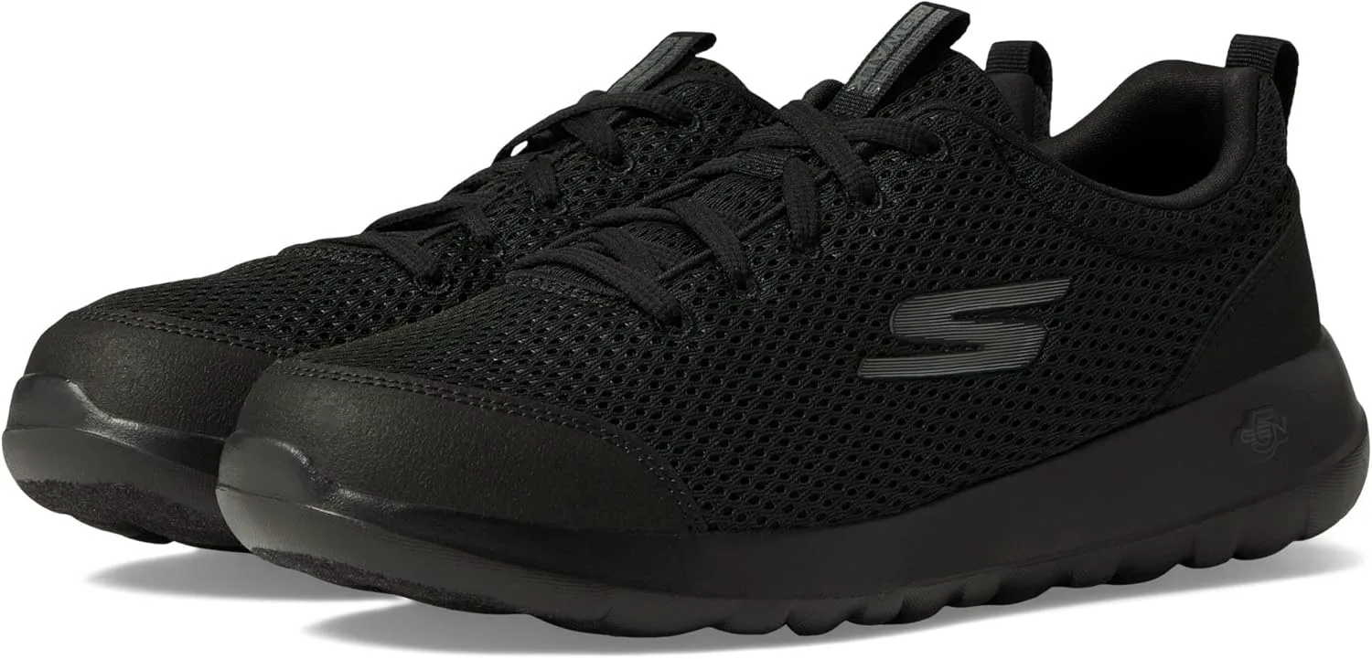 Мужские кроссовки Skechers Gowalk Max для спортивных тренировок и ходьбы с амортизирующей вставкой с воздушным охлаждением, черный — фото 4