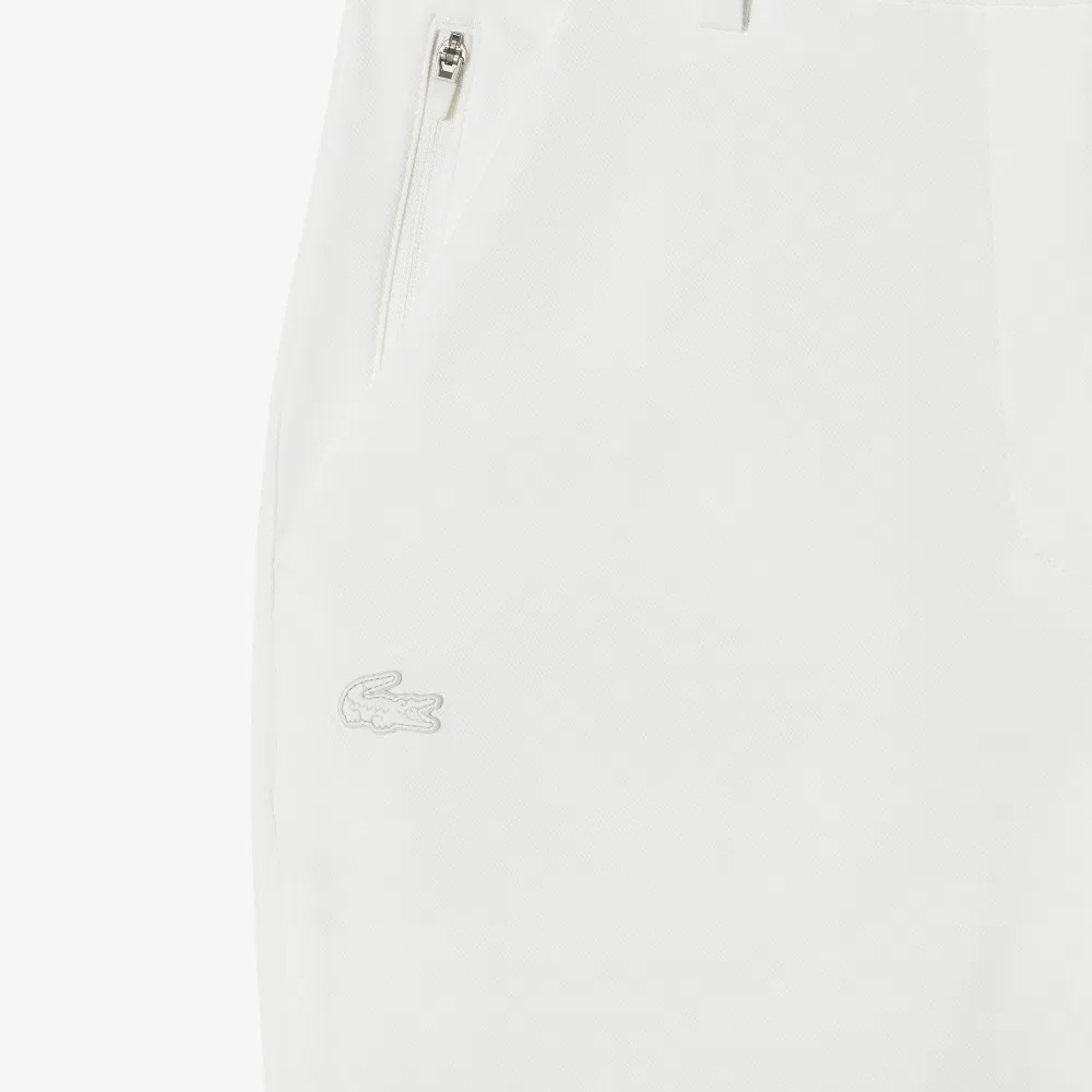 Женские брюки-бутлеги Lacoste, элегантные, белый — фото 2