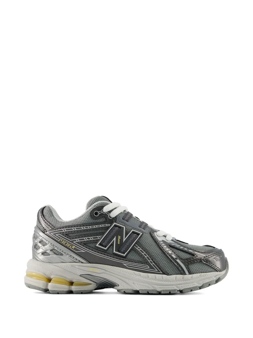 Кроссовки 1906 с эффектом металлик New Balance Kids, серый — фото 2