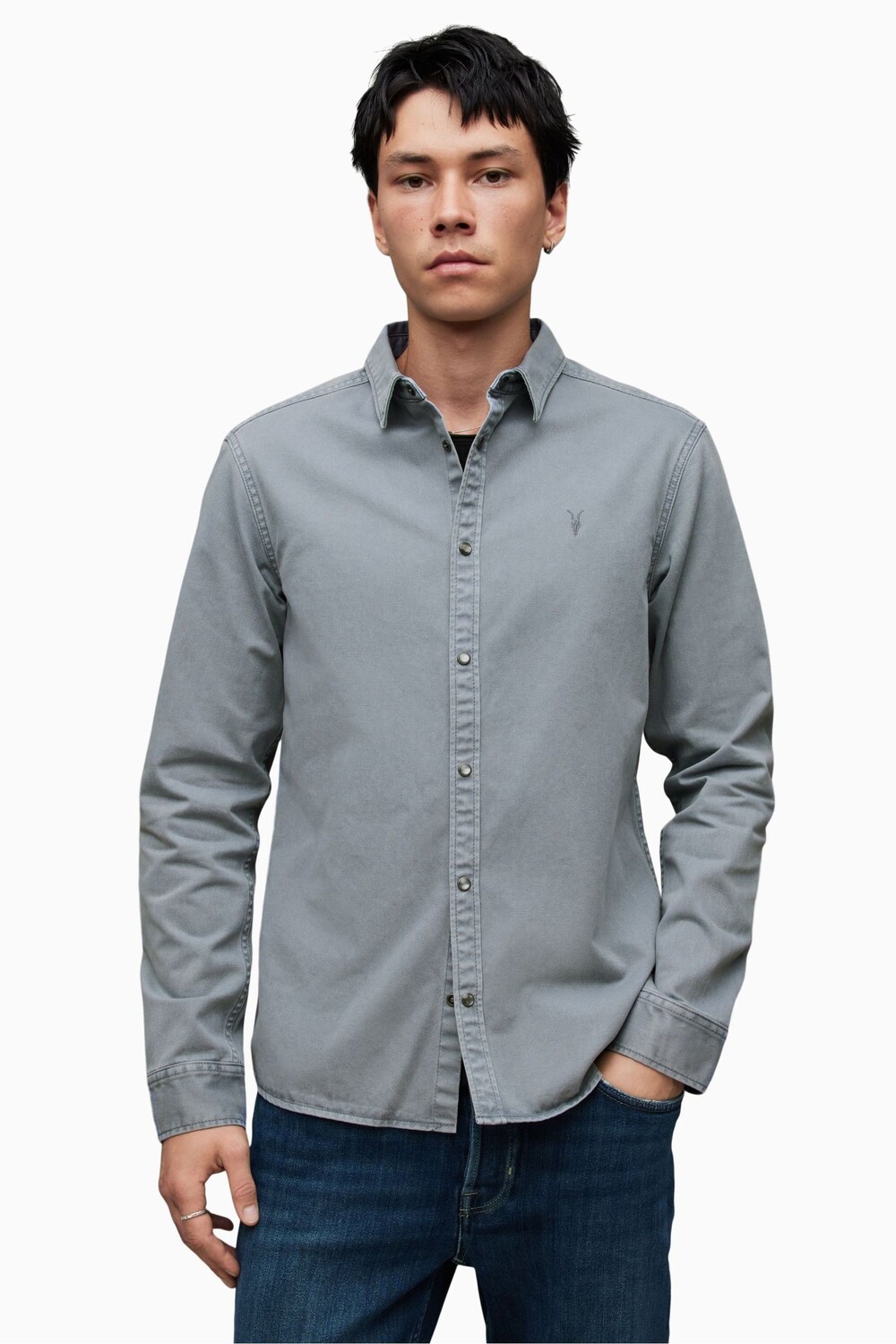 

Рубашка Allsaints Staveley All Saints, синий