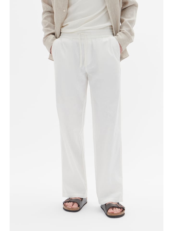 

Matinique Повседневные брюки MABarton прямого кроя, цвет ломаный белый