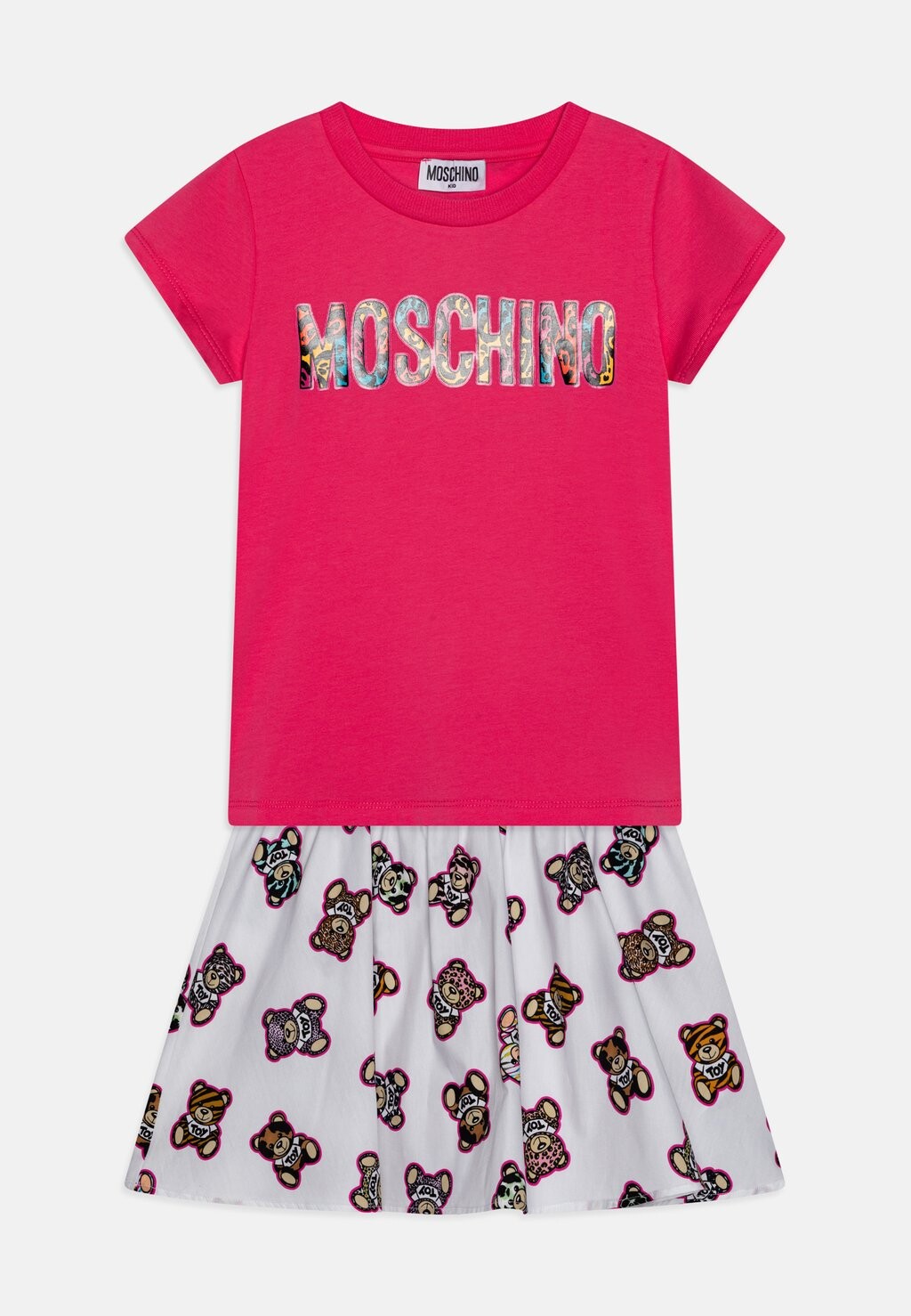 

Футболка с принтом Skirt Set MOSCHINO, белый