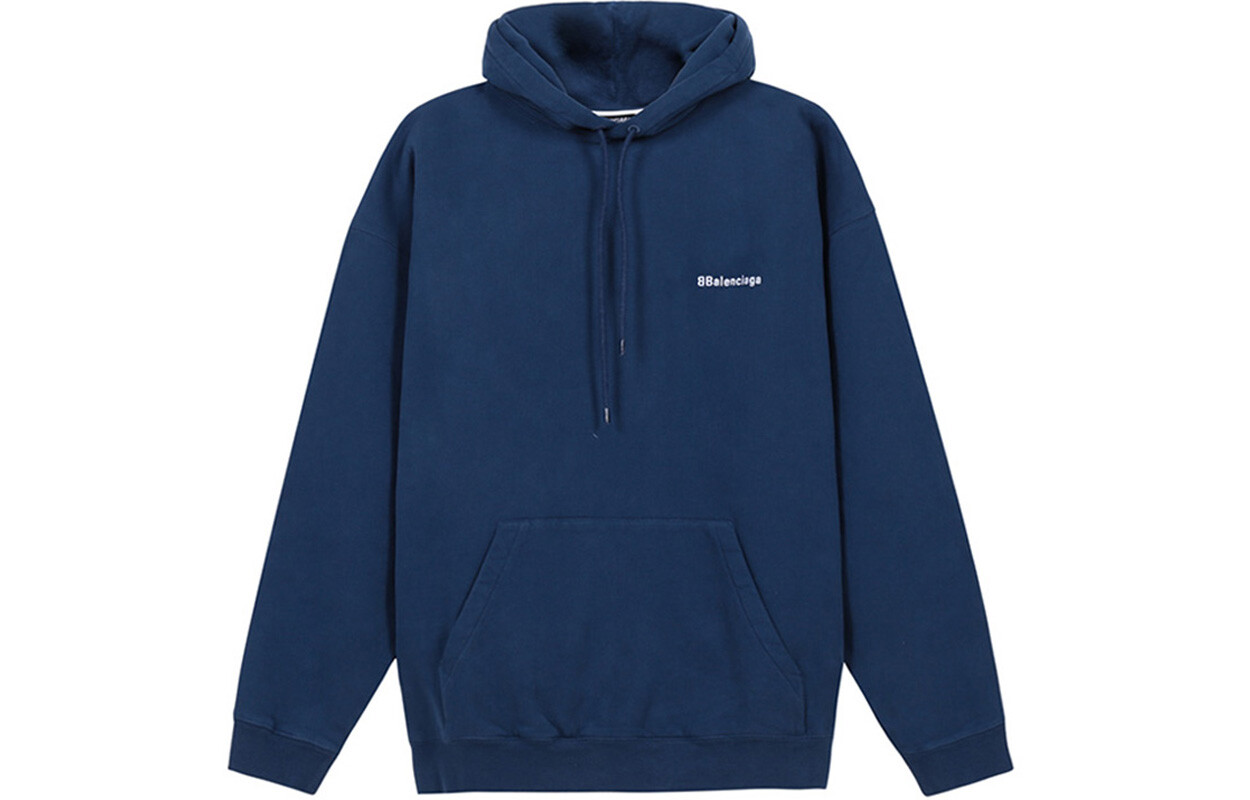 

Толстовка мужская Sea Blue Balenciaga, цвет Sea Blue