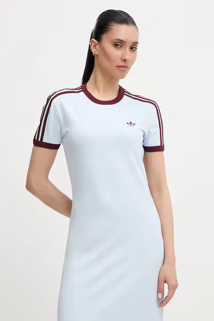 Платье летнее свободное Adidas Originals, синий — фото 4
