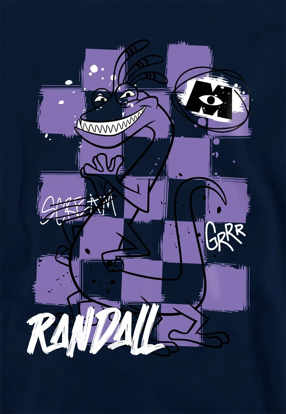 Детская худи с принтом Randall, Disney, темно-синий — фото 2