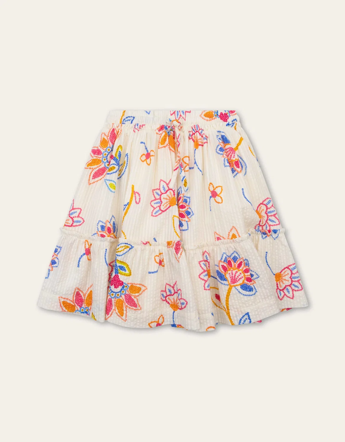 Юбка с цветочным узором, Oilily, белый