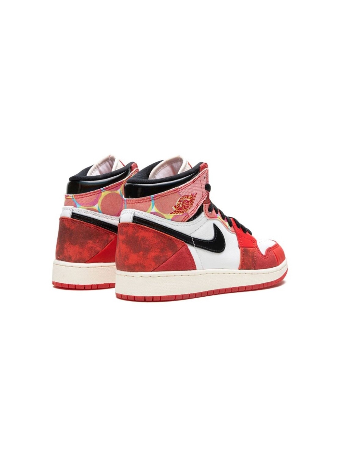 Jordan кроссовки Air Jordan 1 High OG из коллаборации со Spider-Man Across the Spider-Verse, белый — фото 3