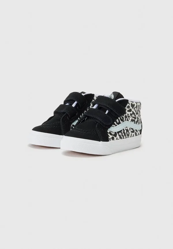 Кроссовки sk8 mid reissue унисекс Vans, Black/Pastel Blue — фото 2
