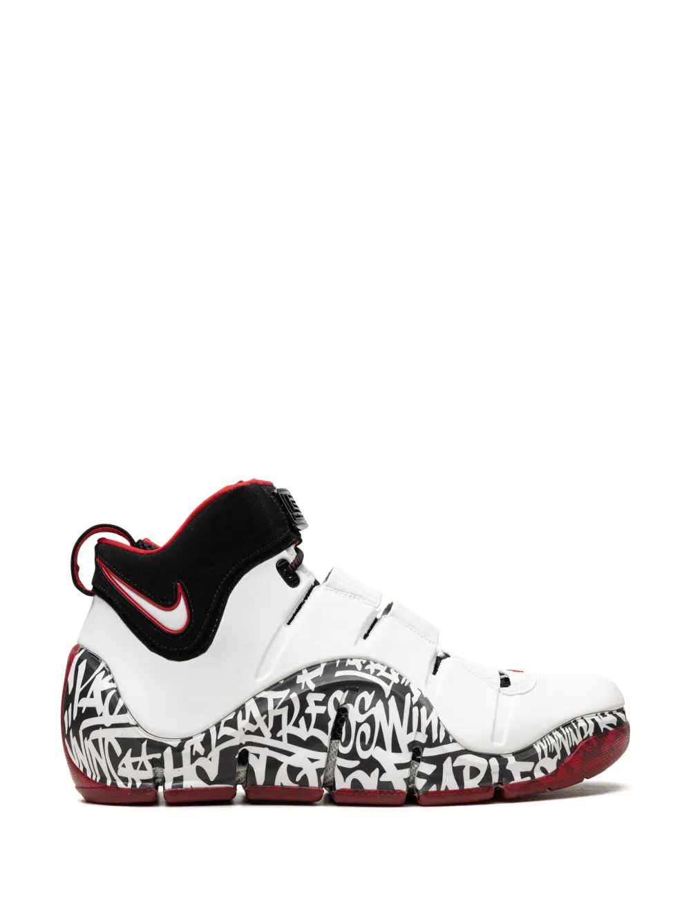 Кроссовки Zoom Lebron 4 'Graffiti 2023' Nike, белый — фото 2