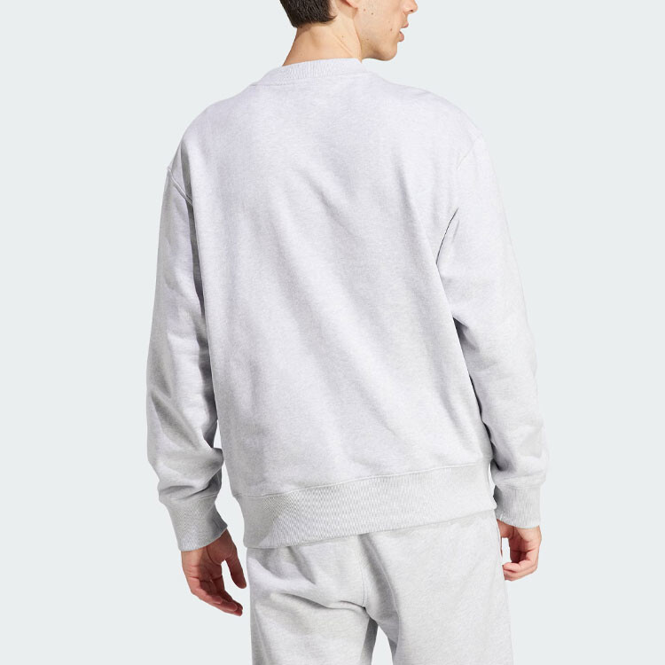 Толстовка мужская серии ADICOLOR светло-серого цвета Adidas Originals, серый — фото 3