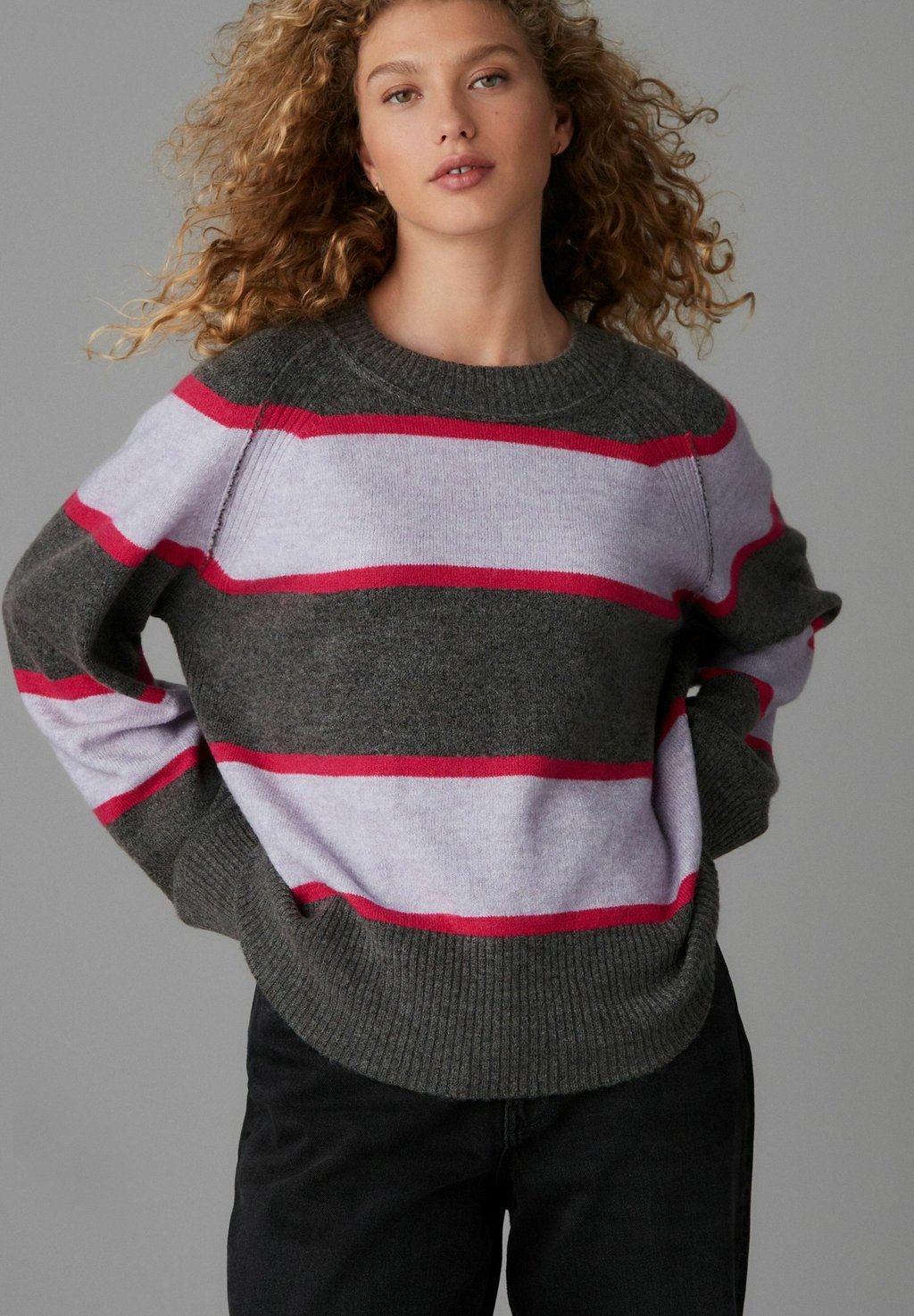 

Свитер CREW NECK Next, сиреневый