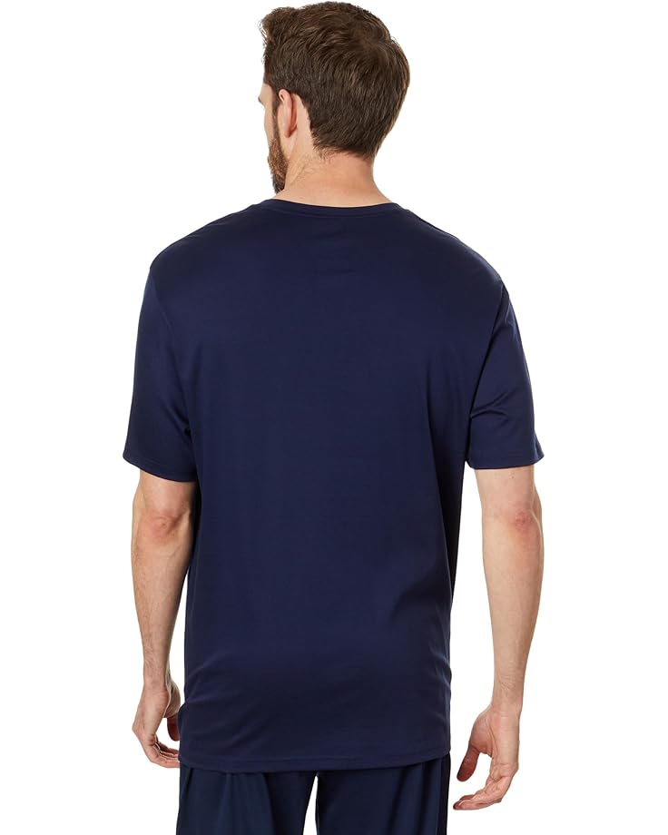 Мужская футболка с коротким рукавом Polo Ralph Lauren Mercerized Cotton, Cruise Navy 1 — фото 3