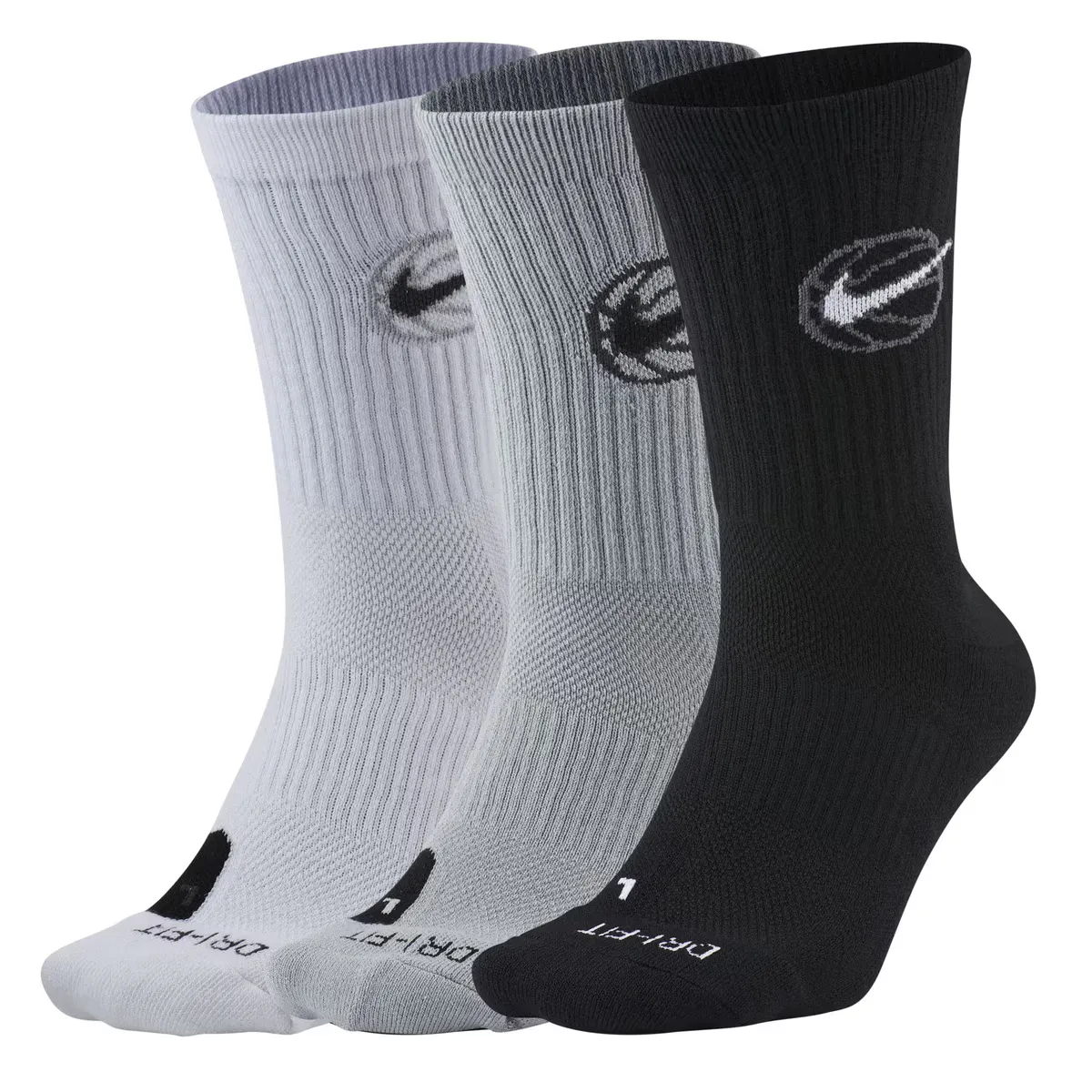 

Носки Nike Everyday Crew, 3 пары, многоцветный