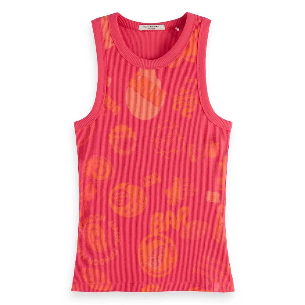 

Футболка без рукавов Scotch & Soda U9A00644T, розовый