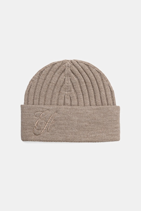 

Шерстяная шапка Emporio Armani, бежевый