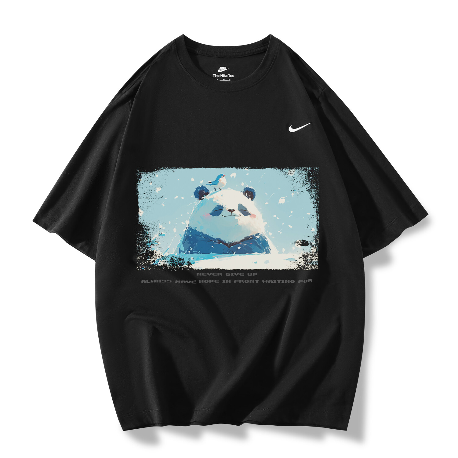 

Футболка унисекс черная Nike, черный