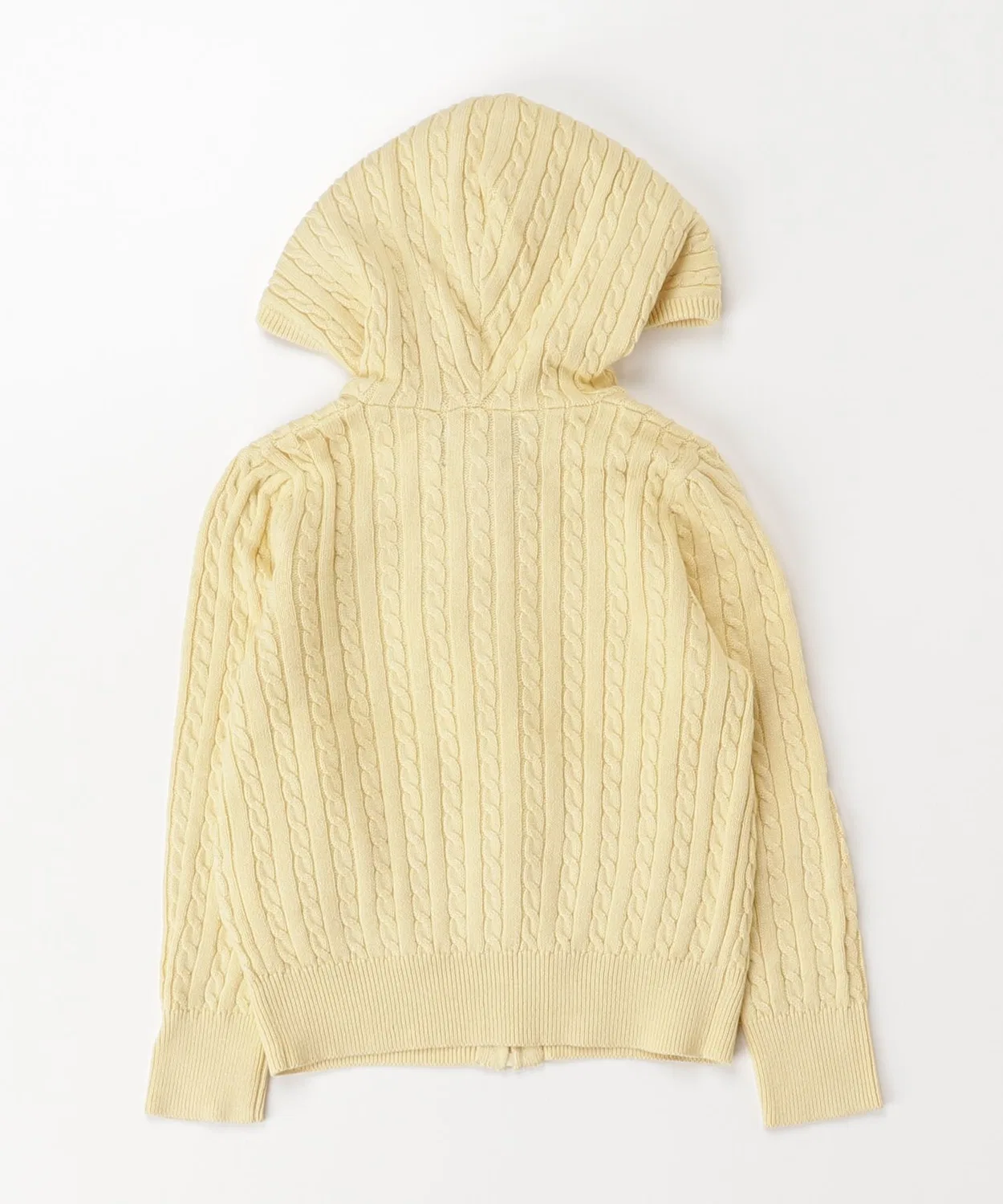 Флисовая кофта на молнии Ralph Lauren с капюшоном, хлопок, желтый — фото 4