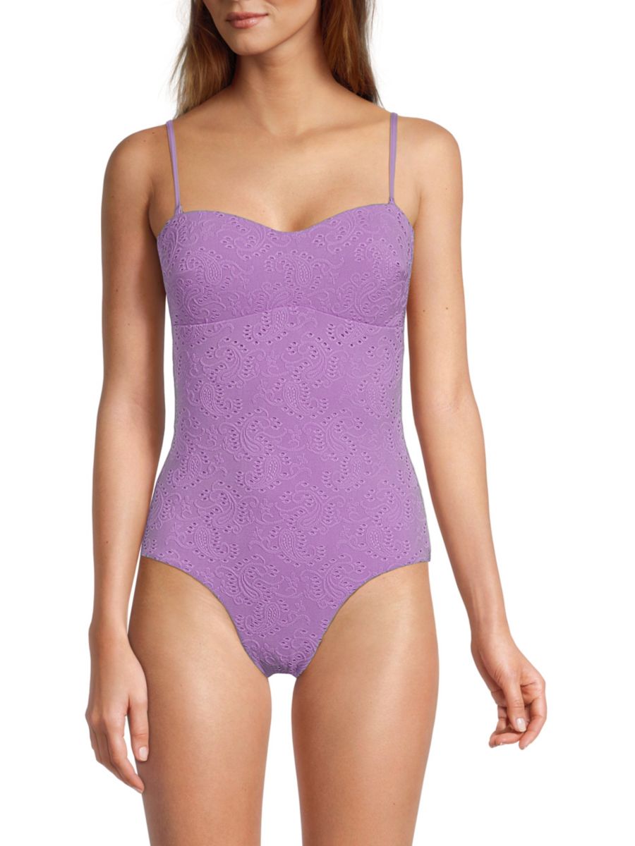 

Слитный купальник Sweetheart Schiffli Sea Level, цвет Lavender
