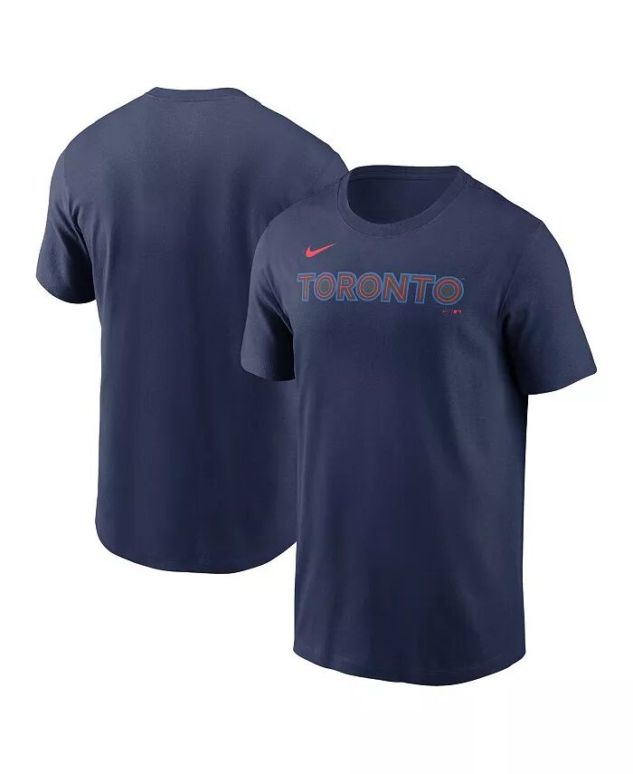 

Мужская темно-синяя футболка Toronto-Blue Jays 2024 City Connect Wordmark Nike