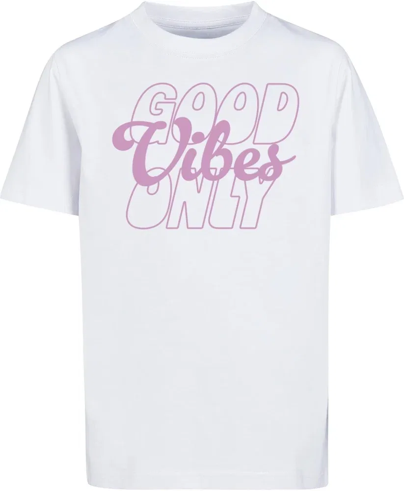 Футболка с принтом Good Vibes Only Mister Tee, белый