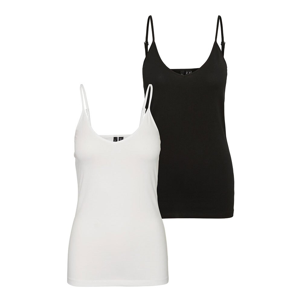 

Футболка Vero Moda Maxi My Soft V Neck 2 шт, разноцветный