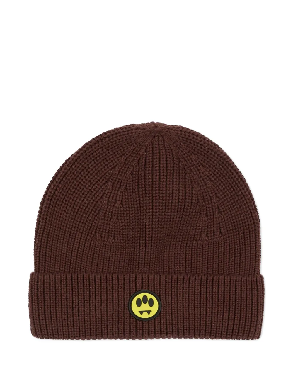 

Шерстяная шапка с нашивкой-логотипом Barrow Kids, коричневый