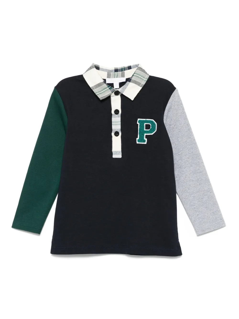 

Рубашка поло с длинными рукавами Patachou, синий