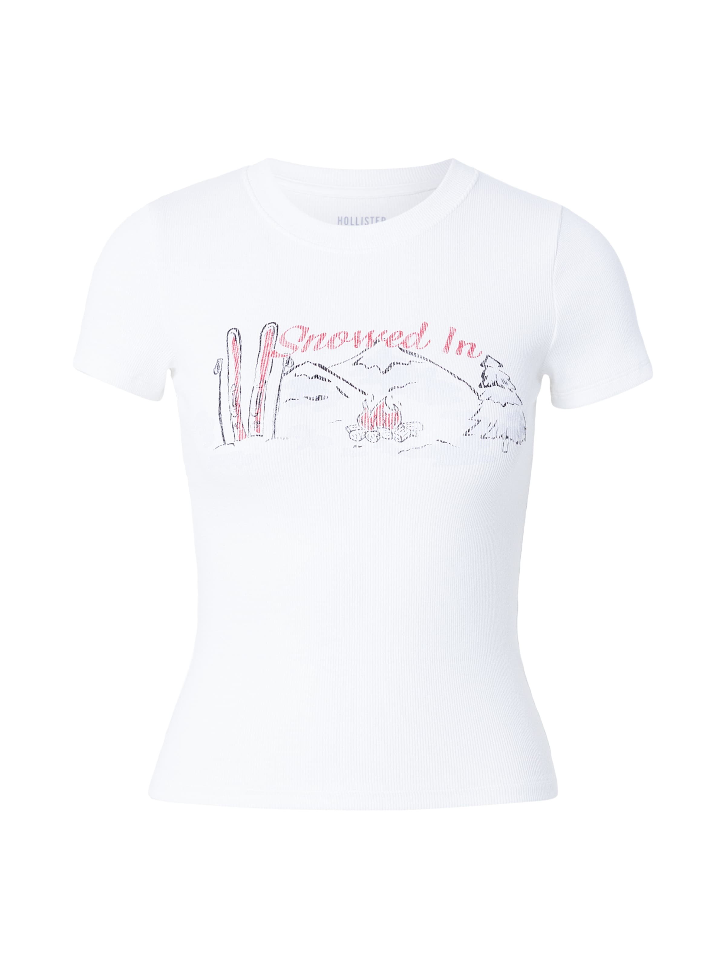 

HOLLISTER Футболка в белом цвете