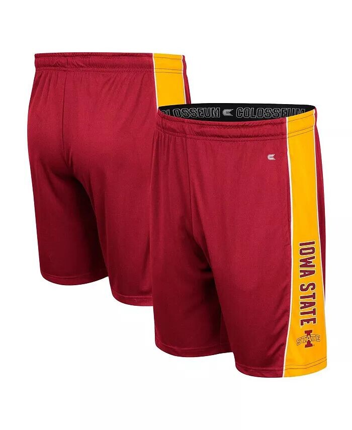 

Мужские шорты Cardinal Iowa State Cyclones со вставками Colosseum, красный