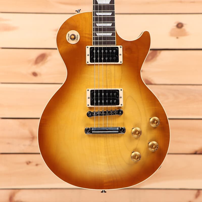 Электрогитара Gibson Les Paul Standard 50s Faded - Vintage Honey Burst - 202530074 - PLEK'd — фото 2