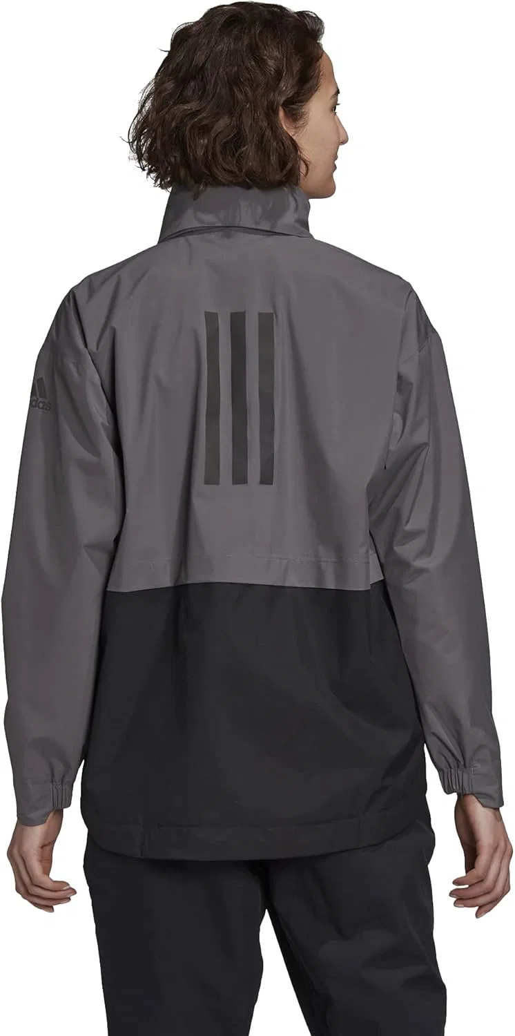 Ветровка женская adidas, цвет Grey — фото 2