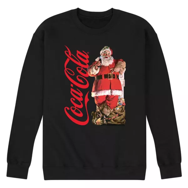 

Мужская винтажная толстовка с санта-клаусом Coca-Cola Licensed Character, черный