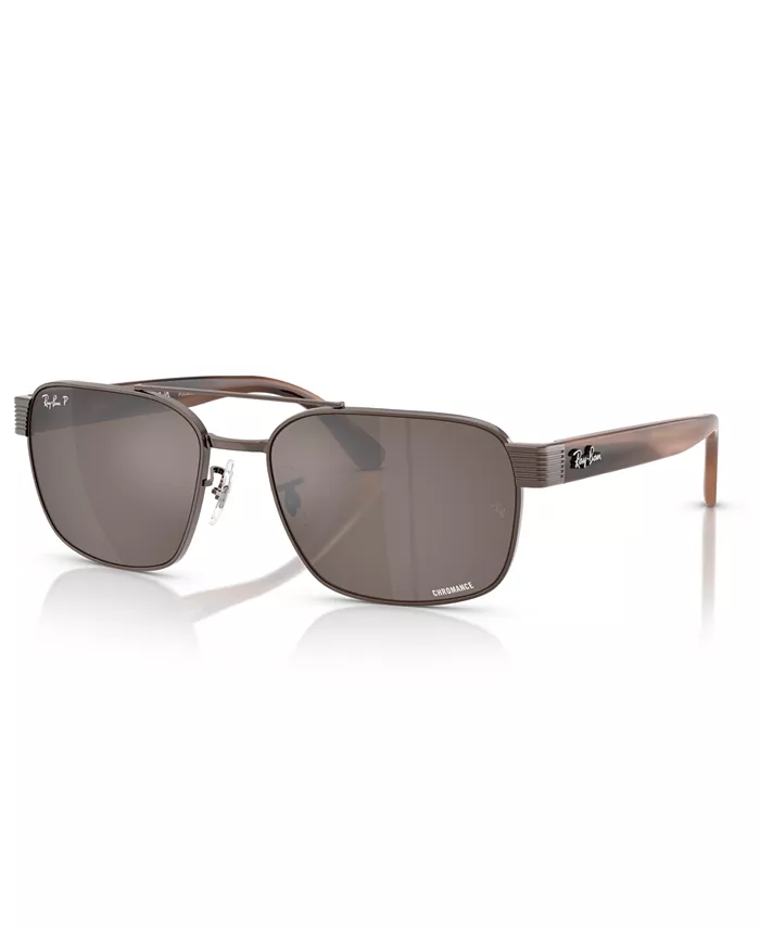 

Унисекс поляризованные солнцезащитные очки, RB3751CH Ray-Ban, золотой