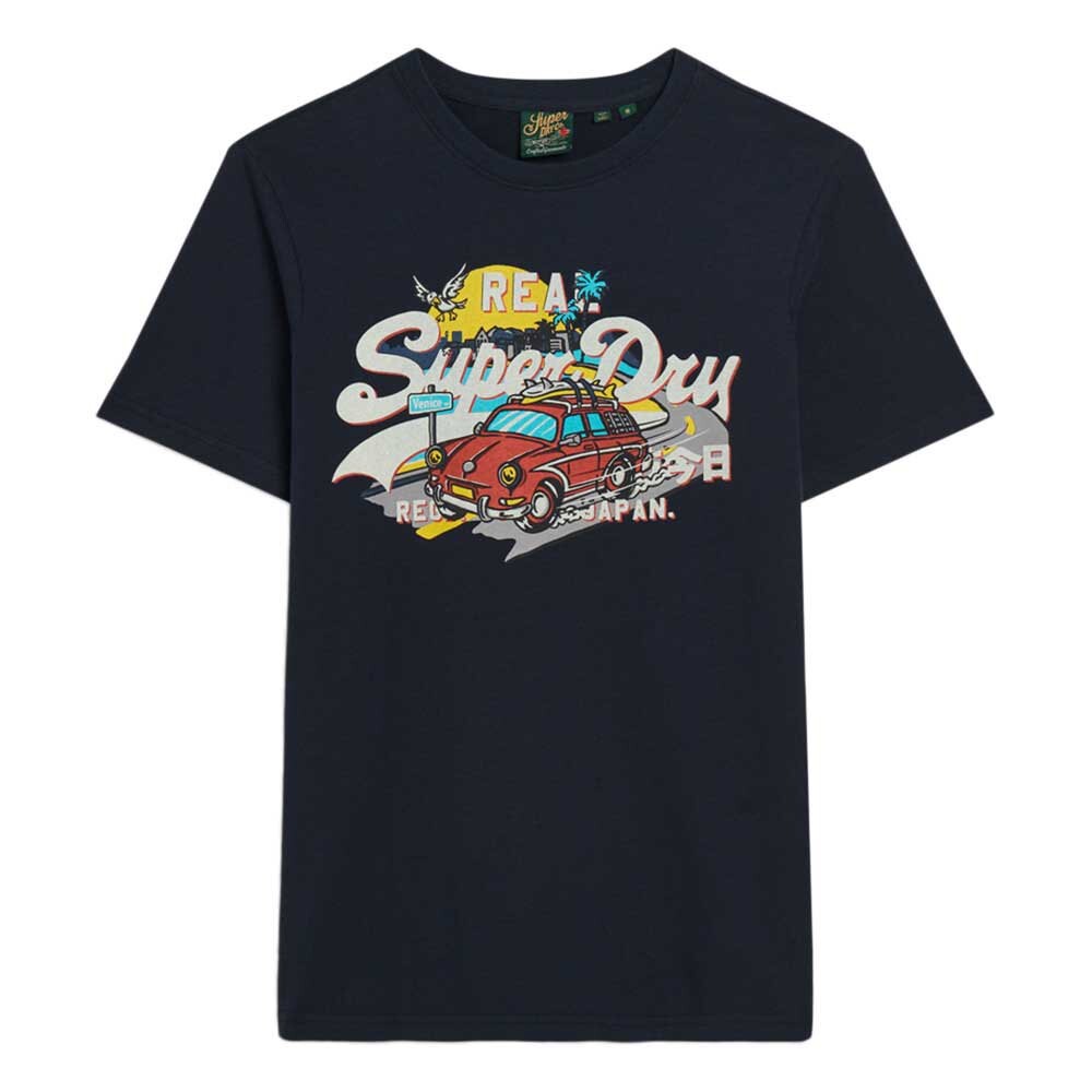 

Футболка с коротким рукавом Superdry La Vl Graphic, черный