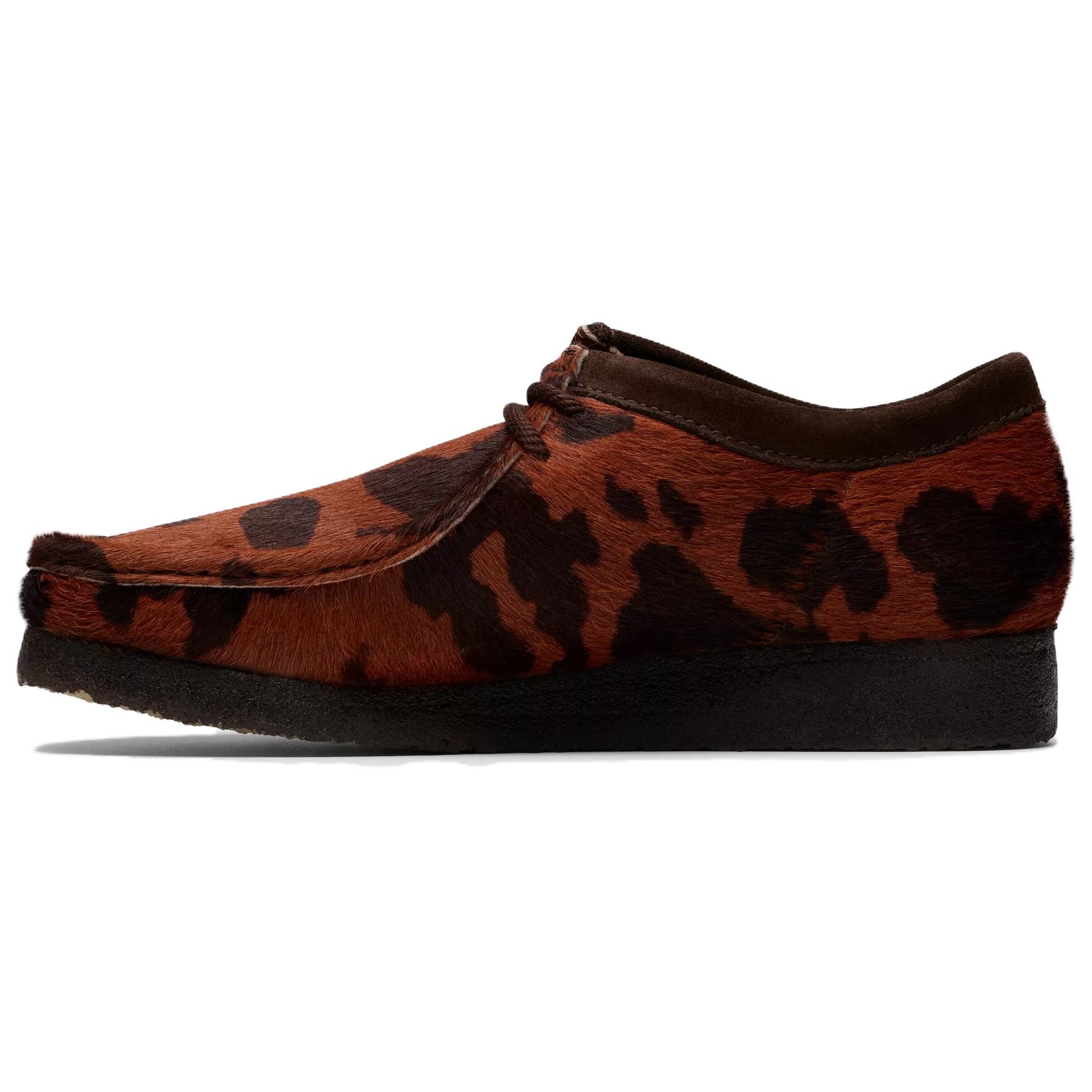 

Clarks Уоллаби повседневные мужские туфли коричнево-черные, цвет Brown Black
