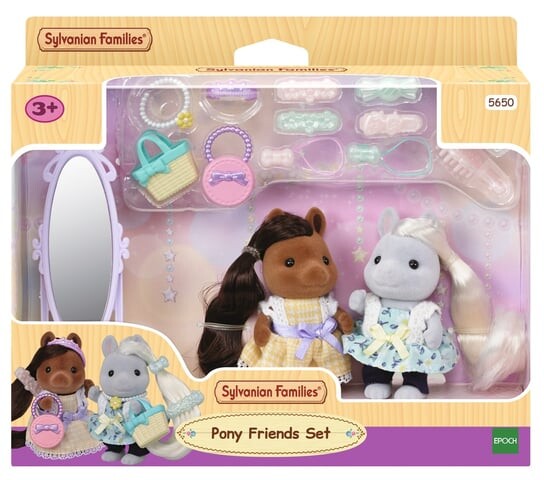 

Sylvanian Families, Коллекционные фигурки, Набор «Друзья пони с длинными волосами», 5650, 2 шт.