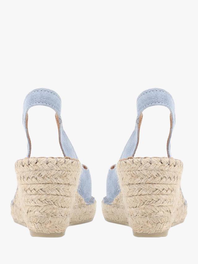 Замшевые босоножки rosanna на танкетке с откидной спинкой Jones Bootmaker, цвет Pale Blue — фото 4