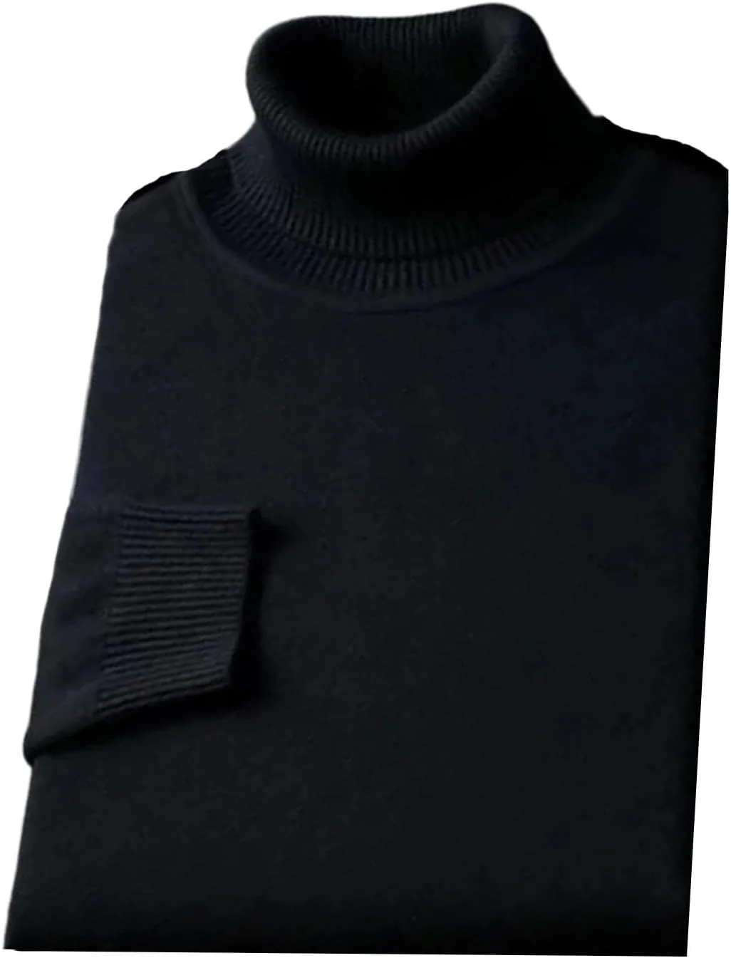 

Мужской свитер с высоким воротником Slim Fit вязаный пуловер