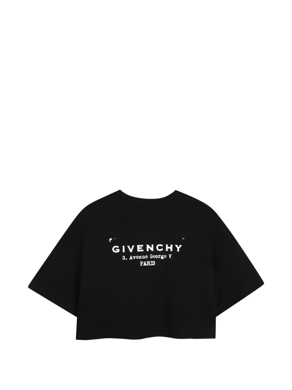 Футболка с короткими рукавами и логотипом Givenchy Kids, черный — фото 2