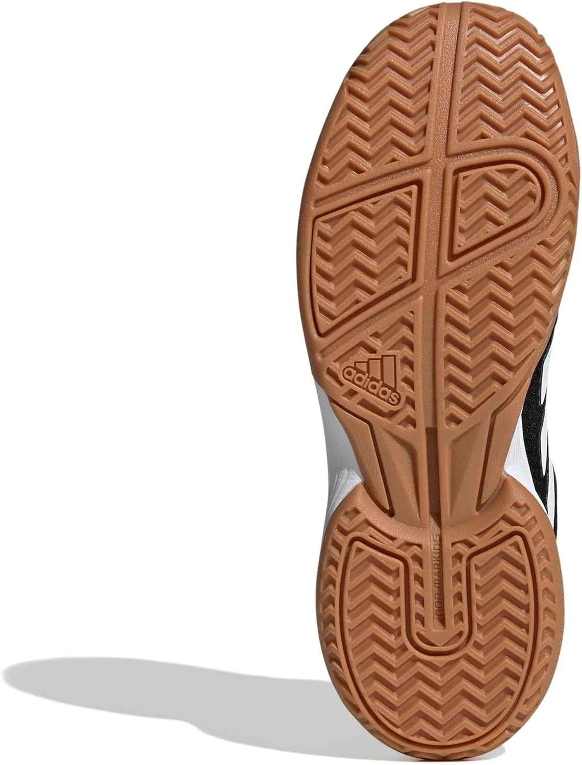 Детские кроссовки Adidas Ligra 8 для дома (унисекс), черный/белый/черный — фото 3