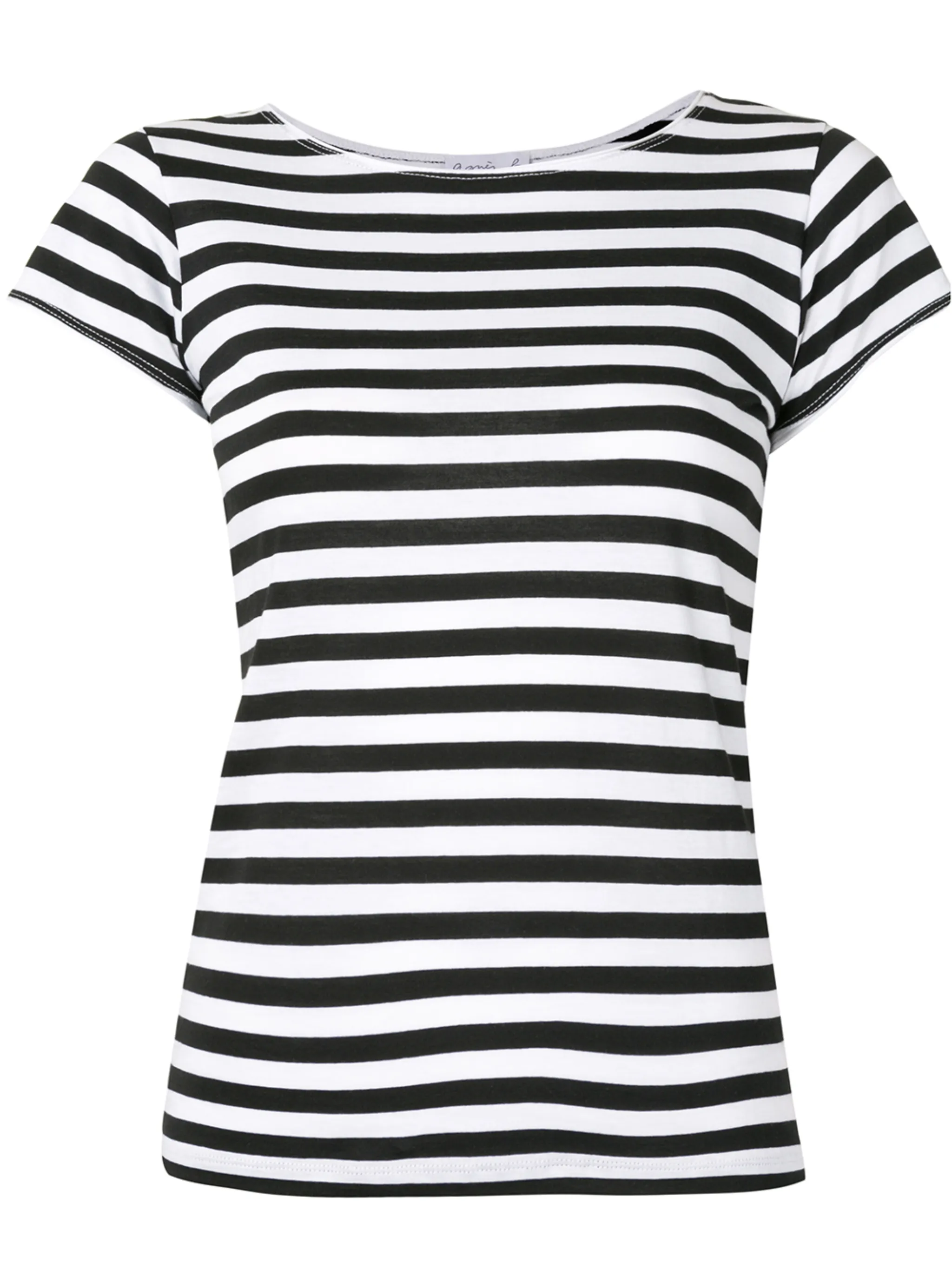 

Футболка в полоску Agnès B., белый